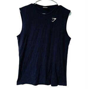 Gymshark Dark Blue Tank Top Men Sz S